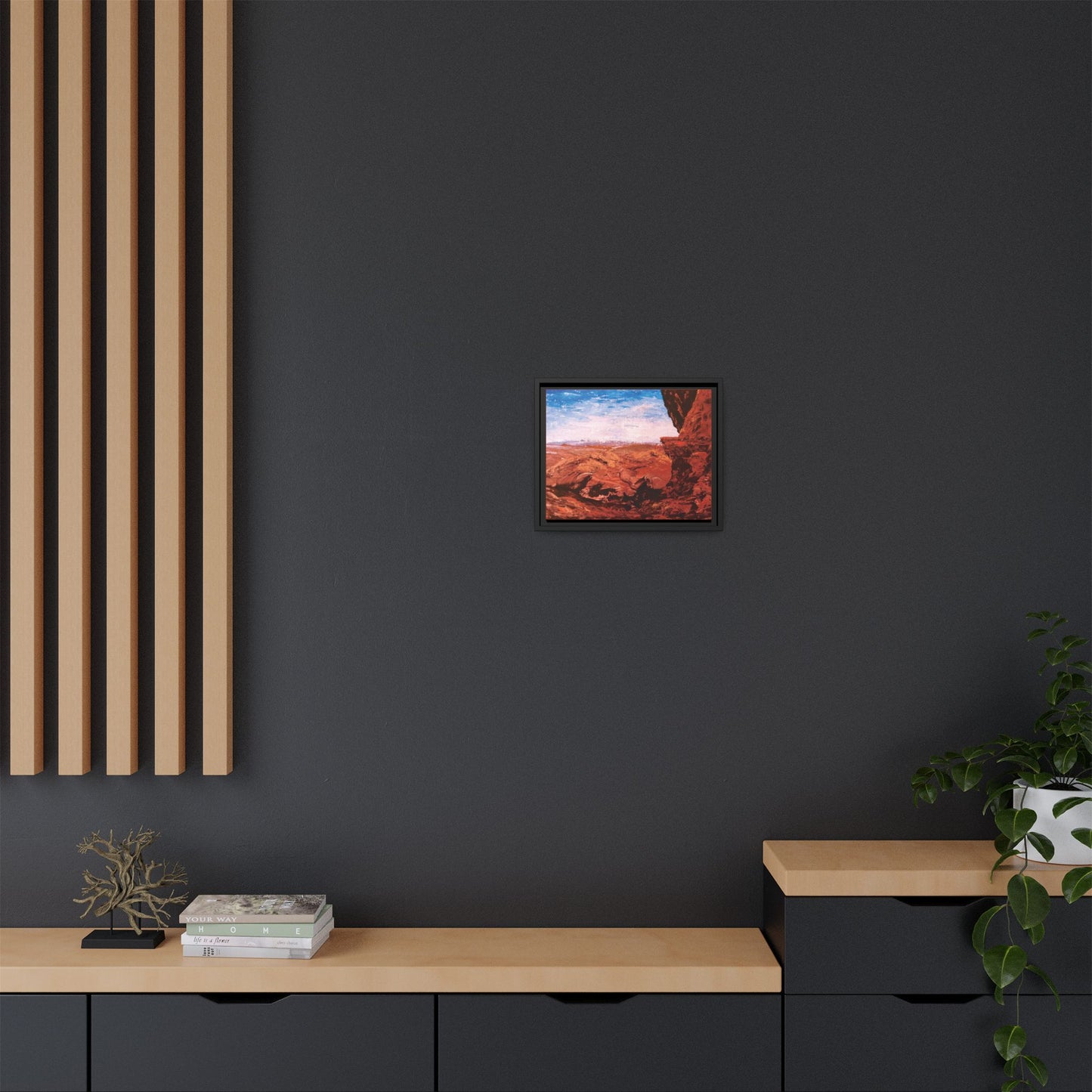 Red Rocks, Framed (Black or Espresso). Available in sizes from 10”x8”-18”x12”