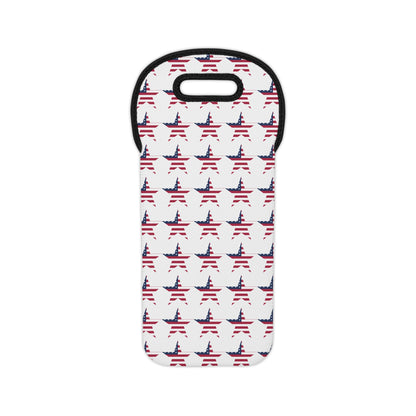 Star Spangled Wine Tote Bag