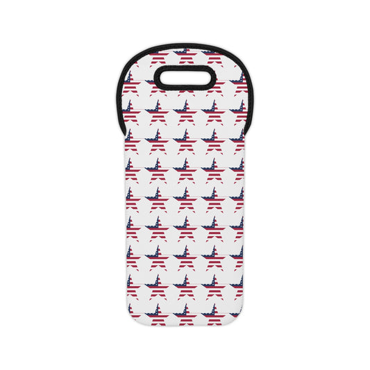 Star Spangled Wine Tote Bag