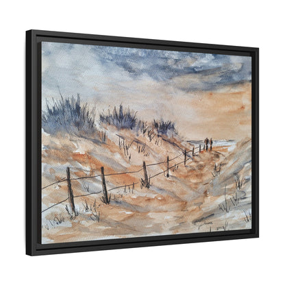 Moonrise Matte Canvas, Framed (Black or Espresso). Available in sizes from 10”x8”-24”x18”