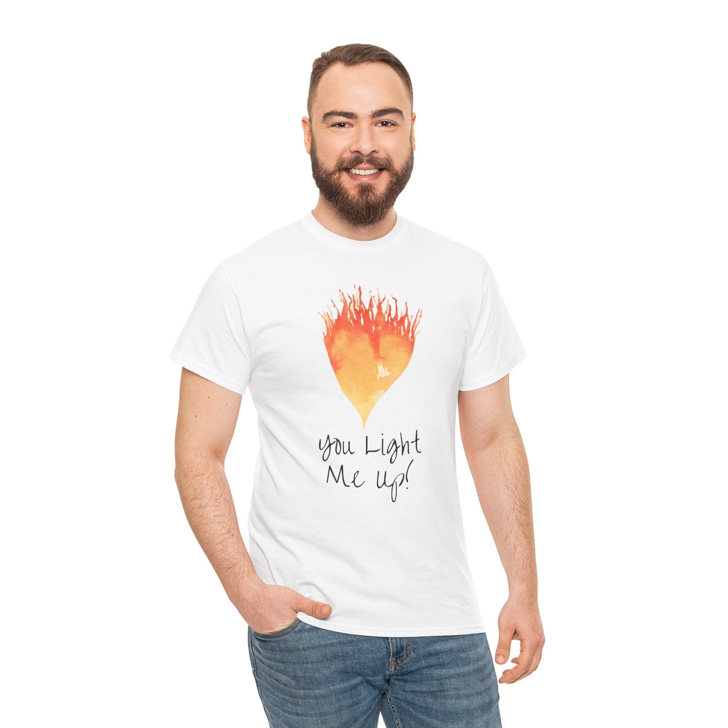 You Light Me Up Unisex Heavy Cotton Tee