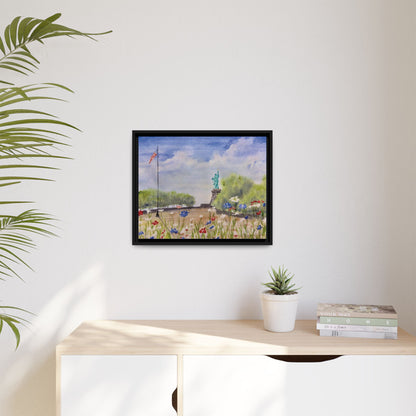 Looking for Liberty, Framed (Black or Espresso). Available in sizes from 10”x8”-24”x18”