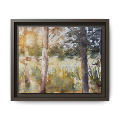 Golden Hour — Framed Matte Canvas