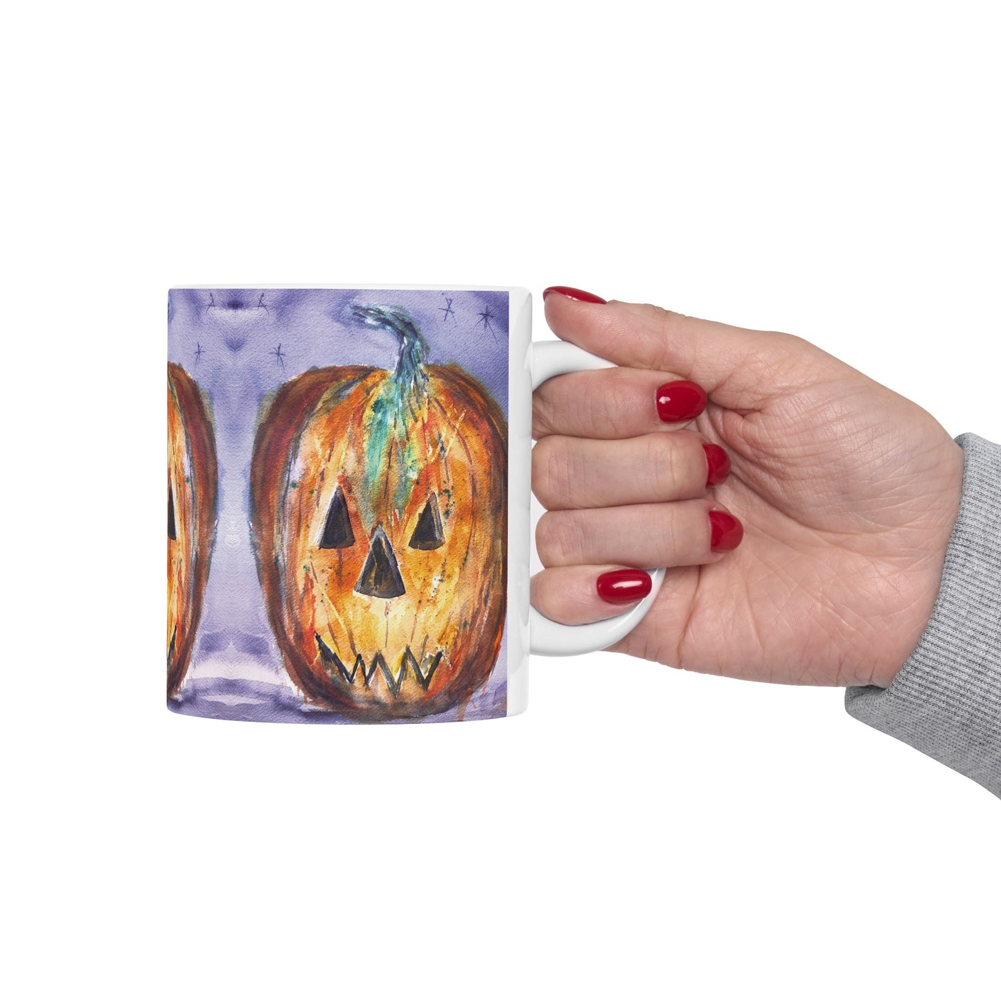 Playfully Spooky Ceramic Mug, (11oz, 15oz)