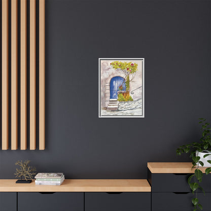 Blue Door, Framed (Black or Espresso). Available in sizes from 8”x10”-24”x32”