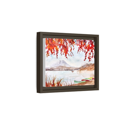 Falling For Fuji Matte Canvas, Framed (Black or Espresso). Available in sizes from 10”x8”-32”x24”