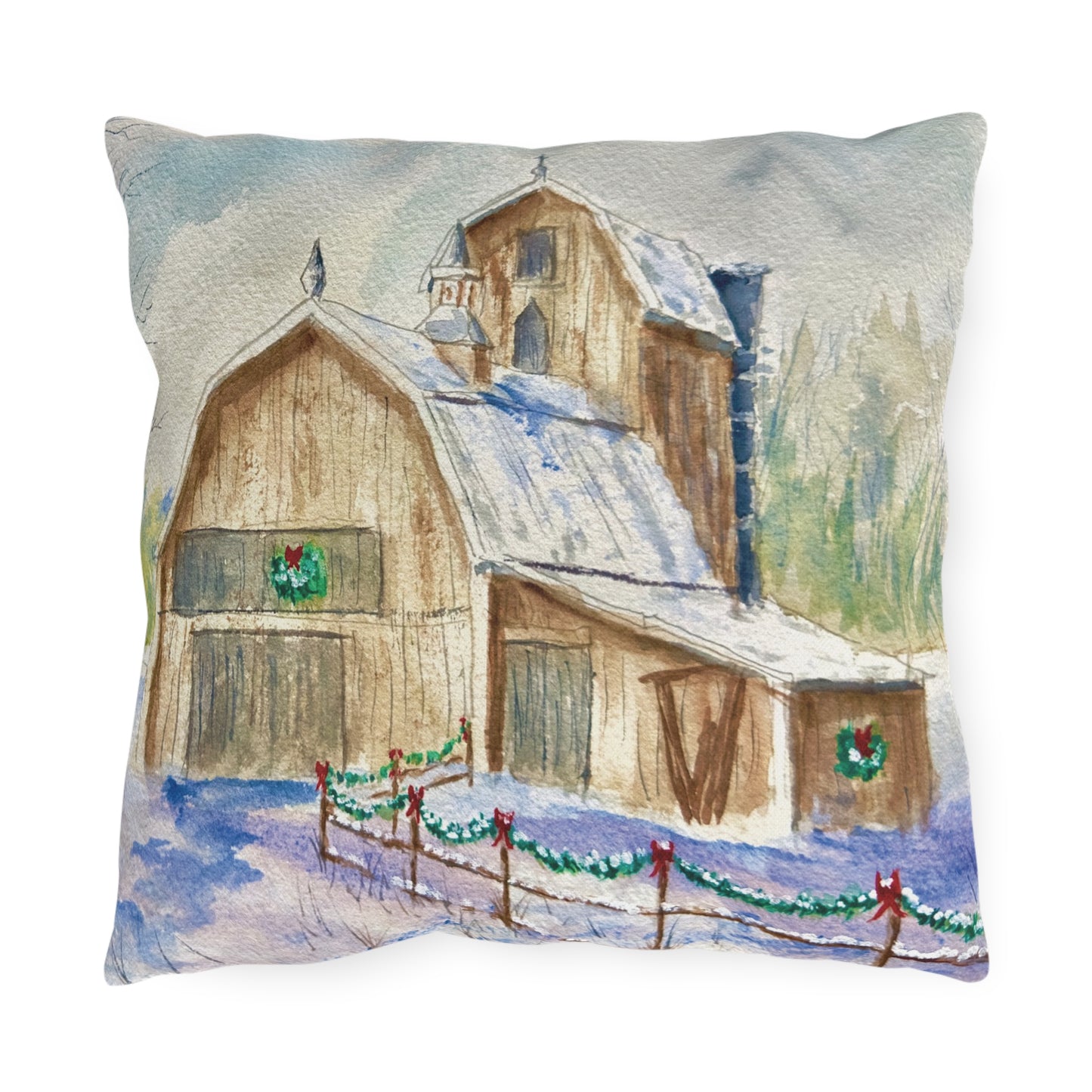 Ready For The Season Pillows. Available in sizes from 16” x 16”-20” x 20”