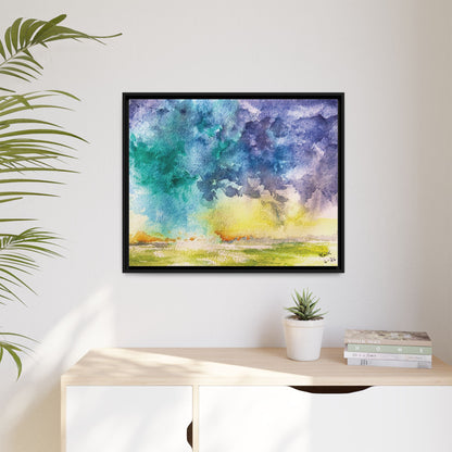 Beyond The Dryline Matte Canvas, Framed (Black or Espresso). Available in sizes from 10”x8”-30”x24”