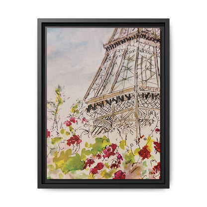 Eiffel Tower, Framed (Black or Espresso). Available in sizes from 8”x10”-16”x20”