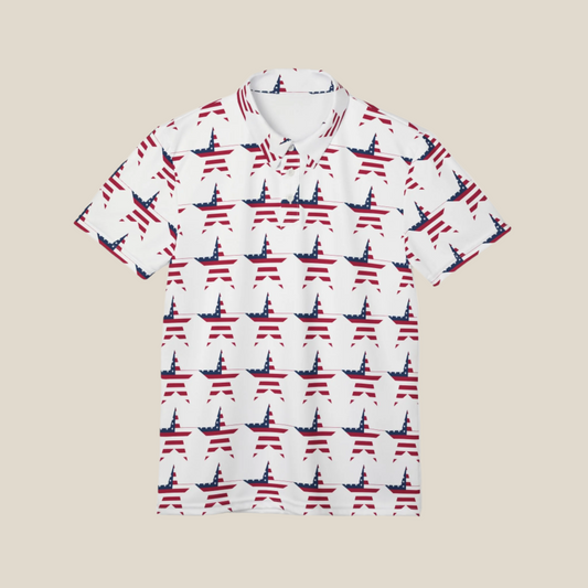 Star Spangled Unisex Polo Shirt