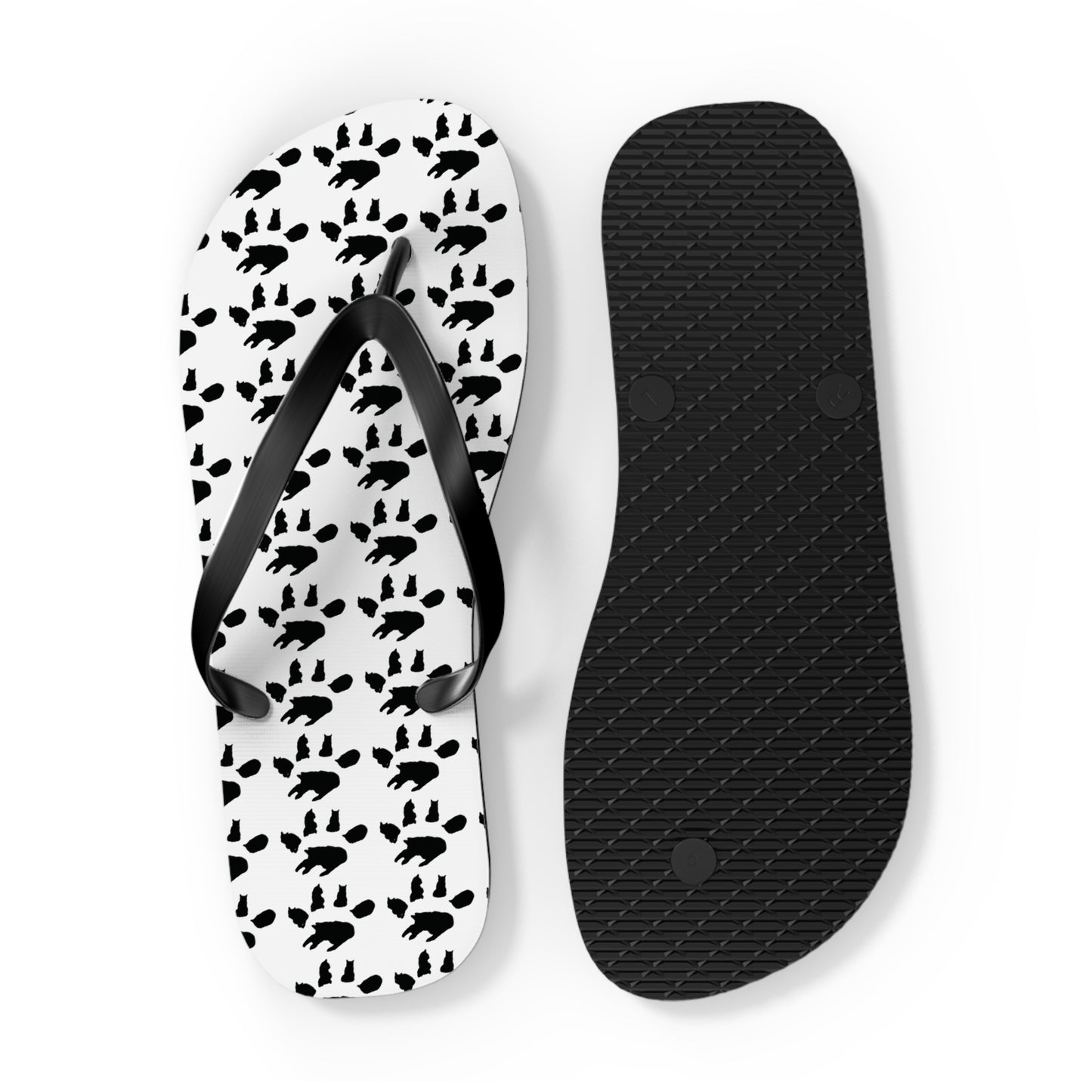 Kitty Paw Flip Flops