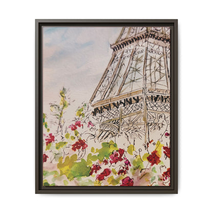 Eiffel Tower, Framed (Black or Espresso). Available in sizes from 8”x10”-16”x20”