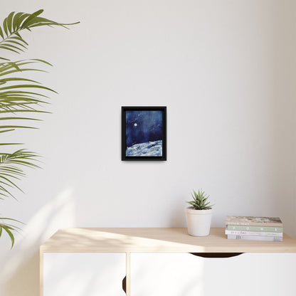 Where’s Artemis Matte Canvas, Framed (Black or Espresso). Available in sizes 8”x10”-12”x16”