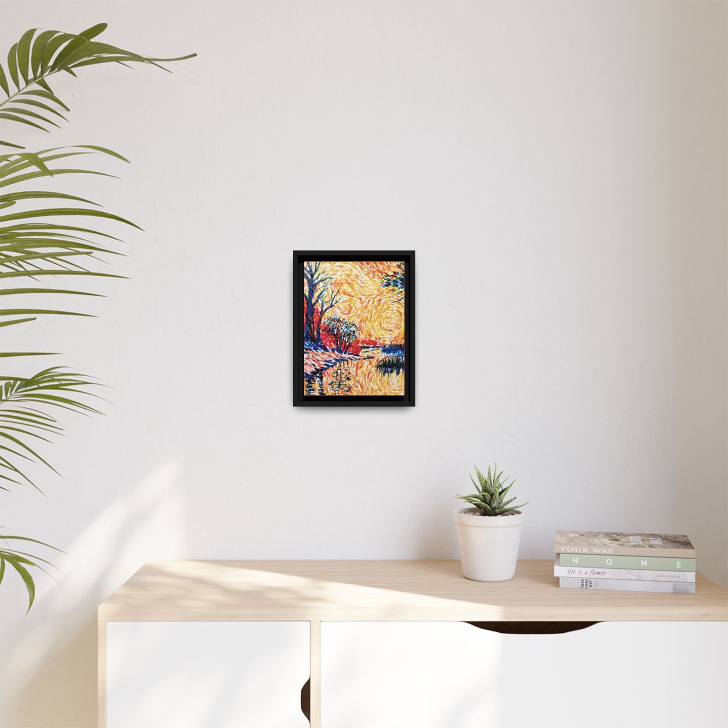 Impasto Revolution Matte Canvas, Framed (Black or Espresso). Available in sizes from 8”x10”-18”x24”