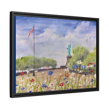 Looking for Liberty, Framed (Black or Espresso). Available in sizes from 10”x8”-24”x18”