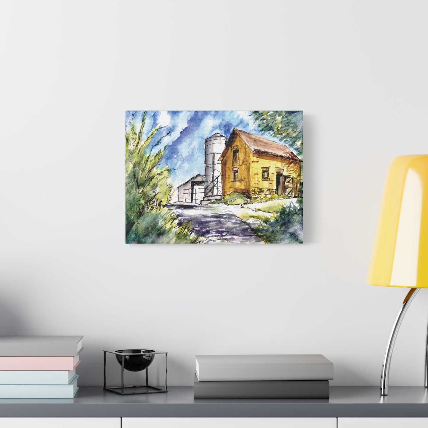 Ye Olde Barn Matte Canvas, Stretched, 1.25". Available in sizes 10” x 8”-24” x 20”