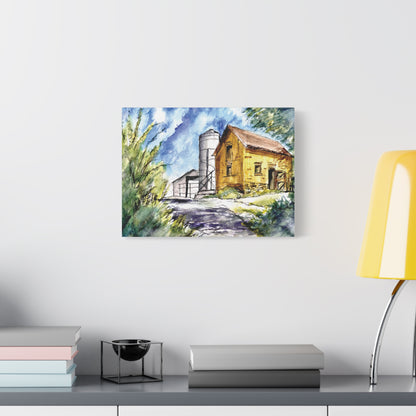 Ye Olde Barn Matte Canvas, Stretched, 1.25". Available in sizes 10” x 8”-24” x 20”