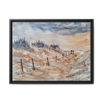 Moonrise Matte Canvas, Framed (Black or Espresso). Available in sizes from 10”x8”-24”x18”