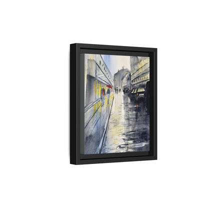 Rainy Day Romance, Framed (Black or Espresso). Available in sizes from 8”x10”-24”x32”