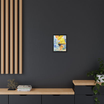 Spring Splash Matte Canvas, Framed (Black or Espresso). Available in sizes from 12”x18”-16”x24”