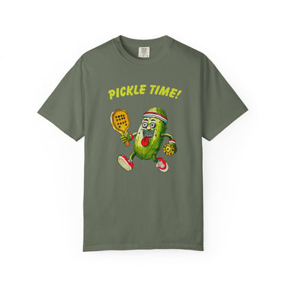 Pickle Time! Unisex Garment-Dyed T-shirt (Dark Colors). Available in sizes S-4XL, 16 colors.