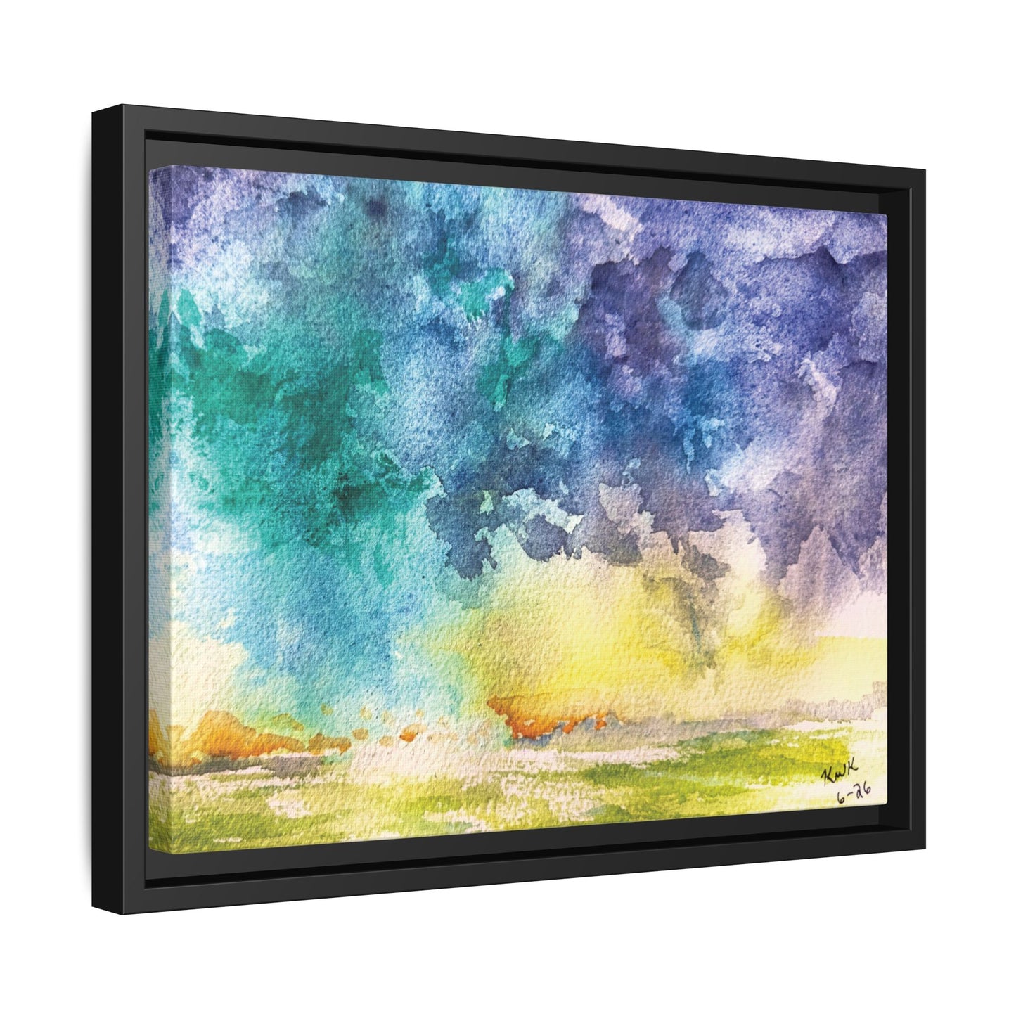 Beyond The Dryline Matte Canvas, Framed (Black or Espresso). Available in sizes from 10”x8”-30”x24”