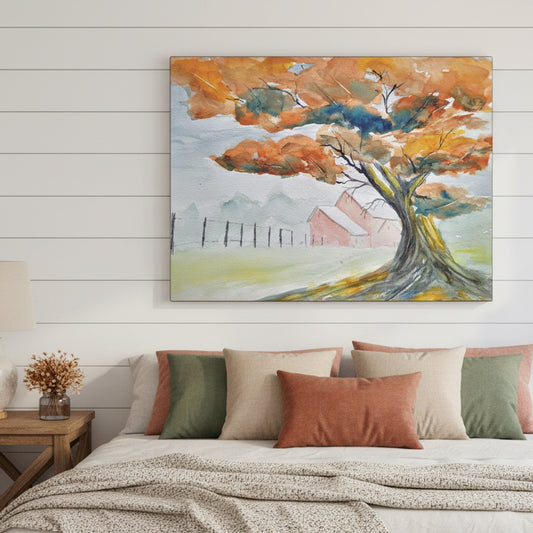 Autumn Oak Matte Canvas, Stretched, 1.25". Available in sizes 10” x 8”-20” x 16”
