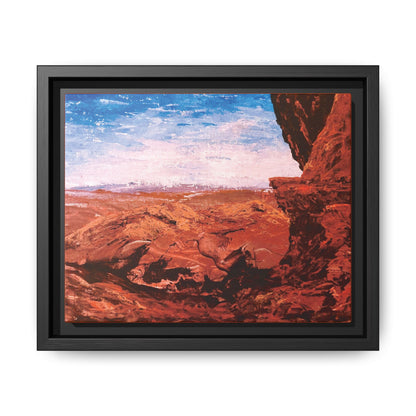 Red Rocks, Framed (Black or Espresso). Available in sizes from 10”x8”-18”x12”