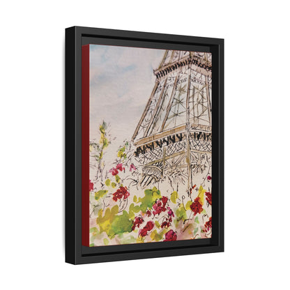 Eiffel Tower, Framed (Black or Espresso). Available in sizes from 8”x10”-16”x20”