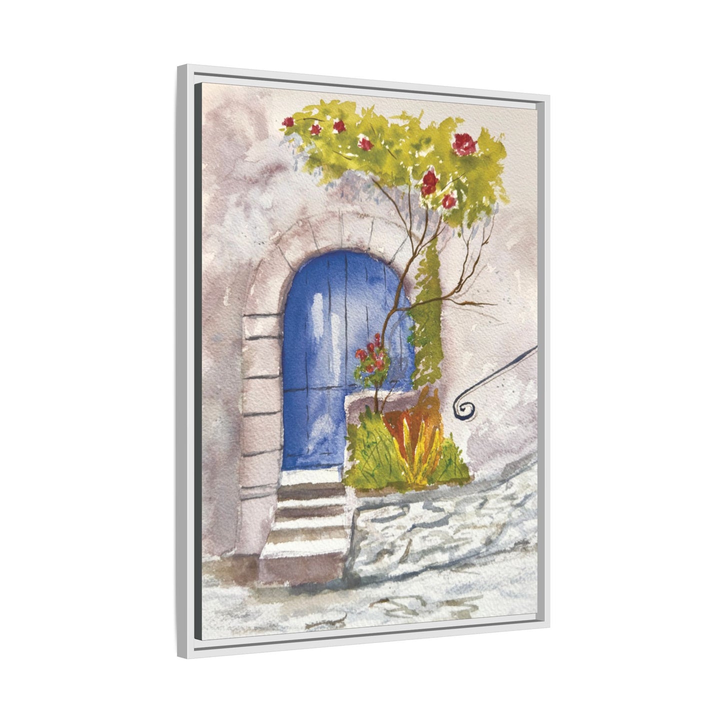 Blue Door, Framed (Black or Espresso). Available in sizes from 8”x10”-24”x32”
