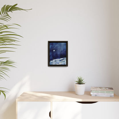 Where’s Artemis Matte Canvas, Framed (Black or Espresso). Available in sizes 8”x10”-12”x16”