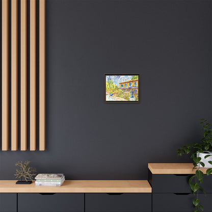 Respite Near Saint-Remy-de-Provence Matte Canvas, Framed (Black or Espresso). Available in sizes from 10”x8”-30”x24”