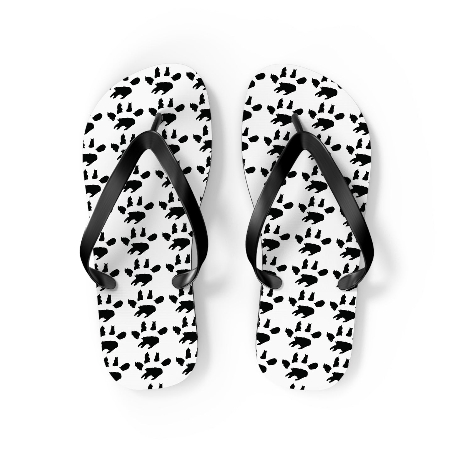 Kitty Paw Flip Flops