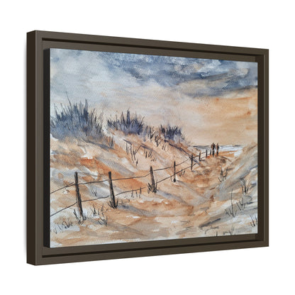 Moonrise Matte Canvas, Framed (Black or Espresso). Available in sizes from 10”x8”-24”x18”