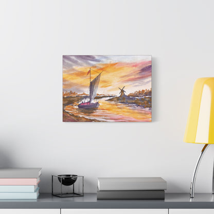 Dutchman’s Landing Matte Canvas, Stretched, 1.25". Available in sizes 10” x 8”-16” x 12”