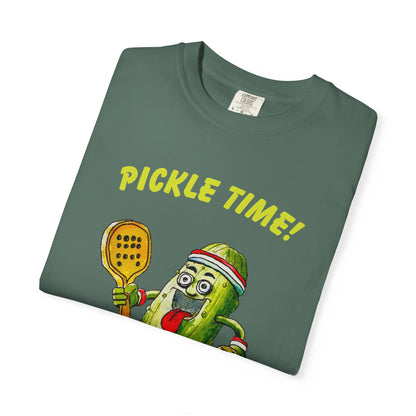 Pickle Time! Unisex Garment-Dyed T-shirt (Dark Colors). Available in sizes S-4XL, 16 colors.