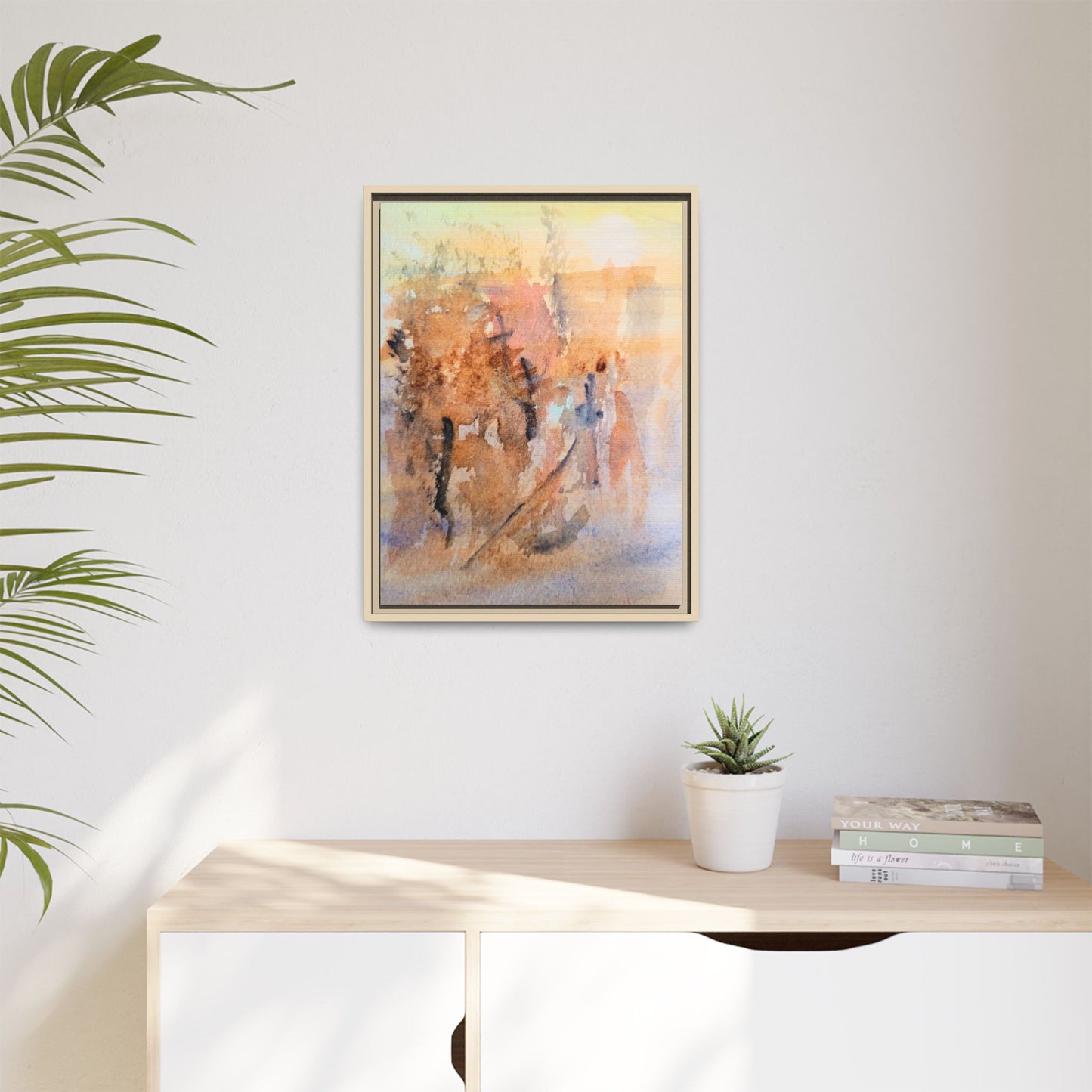 The Explorer Matte Canvas, Framed (Black or Espresso). Available in sizes 8”x10”-18”x24”