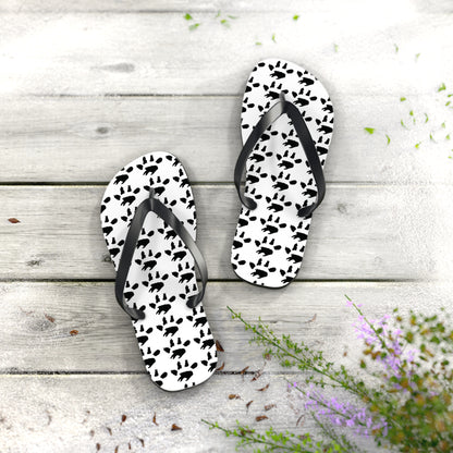 Kitty Paw Flip Flops