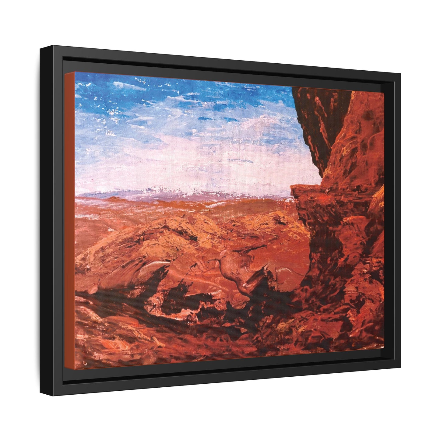 Red Rocks, Framed (Black or Espresso). Available in sizes from 10”x8”-18”x12”