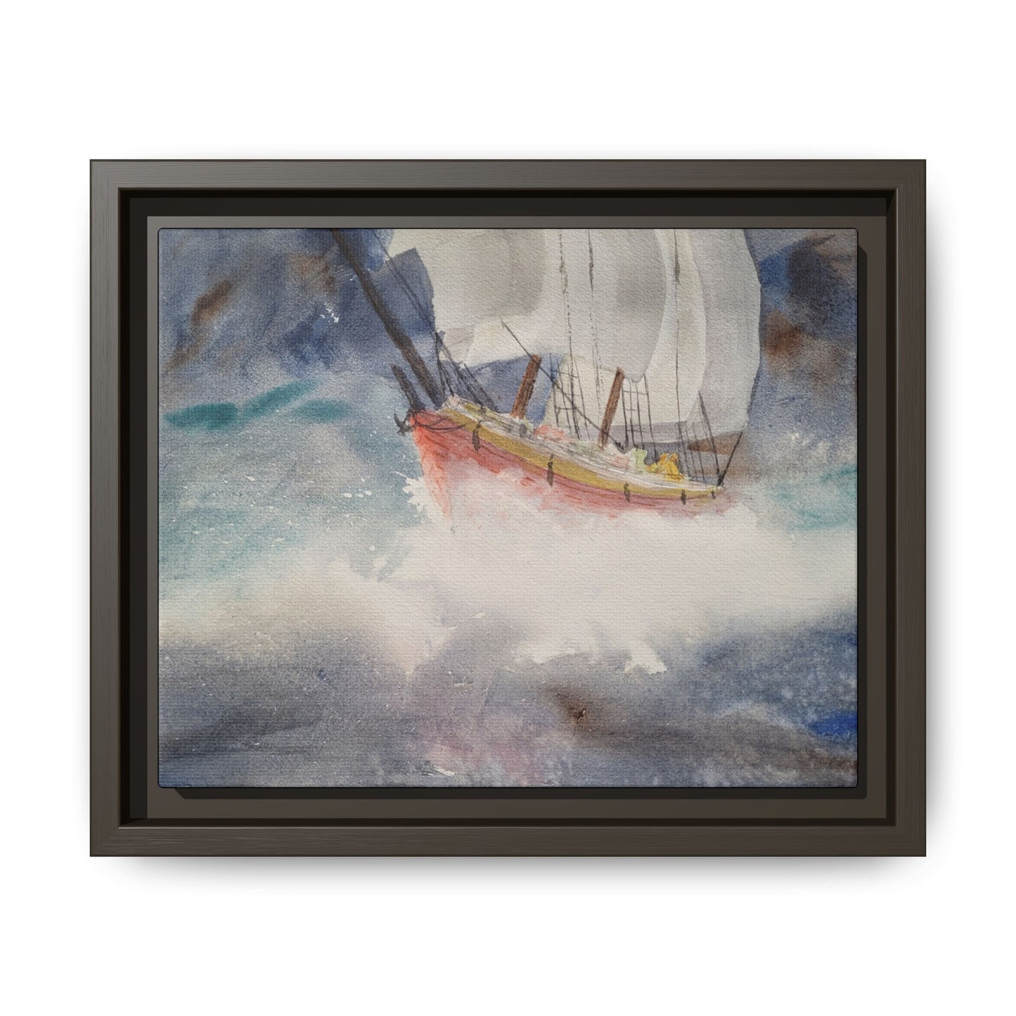 Holding On, Framed (Black or Espresso). Available in sizes from 10”x8”-20”x16”