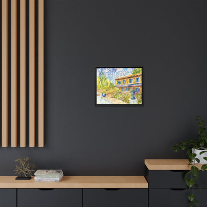 Respite Near Saint-Remy-de-Provence Matte Canvas, Framed (Black or Espresso). Available in sizes from 10”x8”-30”x24”