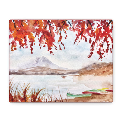 Falling For Fuji Matte Canvas, Stretched, 1.25". Available in sizes 10” x 8”-16” x 12”