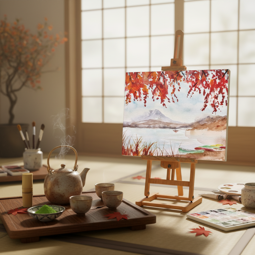 Falling For Fuji - Matte Canvas