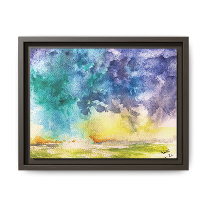 Beyond The Dryline Matte Canvas, Framed (Black or Espresso). Available in sizes from 10”x8”-30”x24”