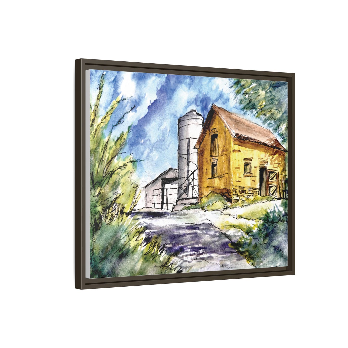 Ye Olde Barn, Framed (Black or Espresso). Available in sizes from 10”x8”-32”x24”