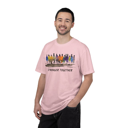 Stronger Together Unisex Garment-Dyed T-shirt. Available in sizes S-4XL, 13 colors.