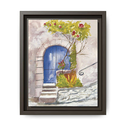 Blue Door, Framed (Black or Espresso). Available in sizes from 8”x10”-24”x32”