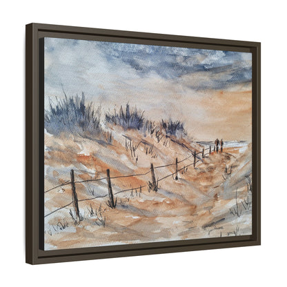 Moonrise Matte Canvas, Framed (Black or Espresso). Available in sizes from 10”x8”-24”x18”