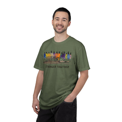 Stronger Together Unisex Garment-Dyed T-shirt. Available in sizes S-4XL, 13 colors.