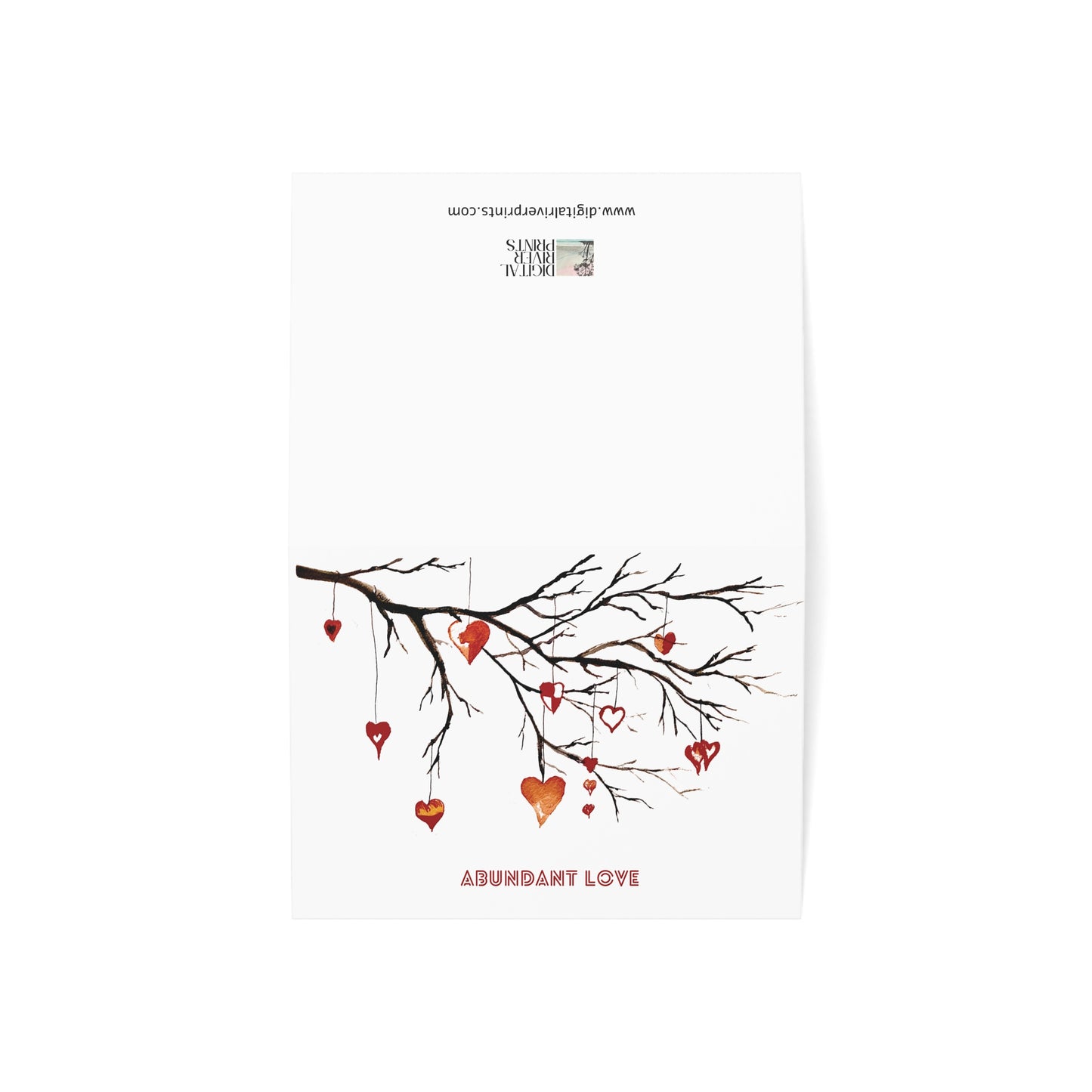 Abundant Love Blank Greeting Cards (1, 10, 30, and 50 pcs)
